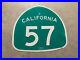 Genuine California Route 57 Freeway Sign PROPERTY STAMP
