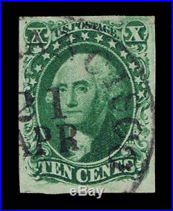 Genuine Scott #14 Used 1855 Type-i Pf Cert Plated Pos 76r1 San Francisco Cancel