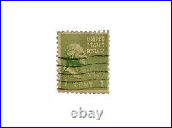 George Washington 1 cent US postage vintage stamps