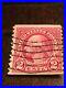 George Washington 2 Cent Stamp Red United States Rare Vintage