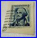 George Washington 5 Cent Blue United States Postage Stamp Vintage