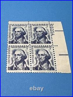 George Washington 5 cent Blue United States Postage Stamps Group Of 4 George Washington 5 cent Blue United States Postage Stamps Group Of 4