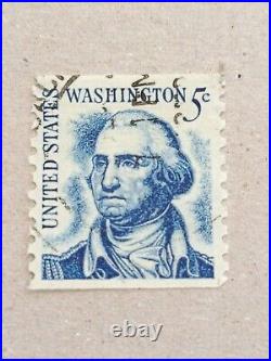 George Washington 5 cent blue United States Postage stamp