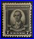 George Washington 7 Cent Stamp, 1732-1932, BLACK Beautiful Perforated Edges RARE