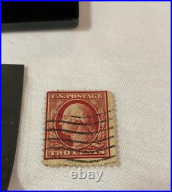 George Washington Two Cent USPS Stamp Used Rare Deep Red 2 Cents