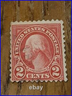 George washington 2 cent stamp red