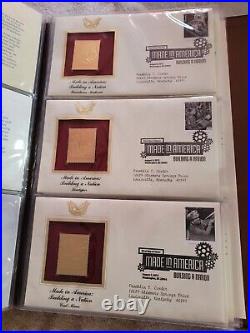 Golden Replicas Of United States Stamps 22k Gold Book of 73 stamps 2012-2013
