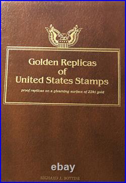 Golden Replicas of United States Stamps 75 U. S. Stamps 22K 88-95