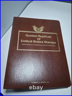 Golden Replicas of United States Stamps. Pack Of 32 Golden Stamps