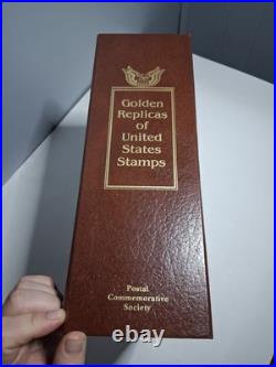 Golden Replicas of United States Stamps. Pack Of 32 Golden Stamps