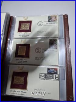 Golden Replicas of United States Stamps. Pack Of 32 Golden Stamps