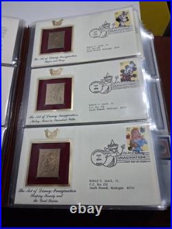 Golden Replicas of United States Stamps. Pack Of 32 Golden Stamps