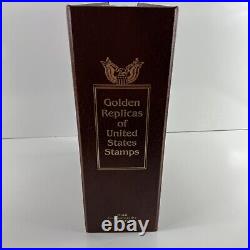 Golden Replicas of United States Stamps Postal Commemorative Society 22kt gold