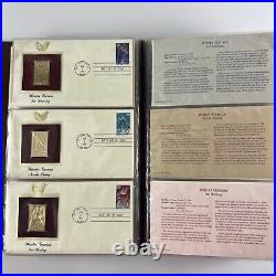 Golden Replicas of United States Stamps Postal Commemorative Society 22kt gold