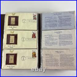 Golden Replicas of United States Stamps Postal Commemorative Society 22kt gold