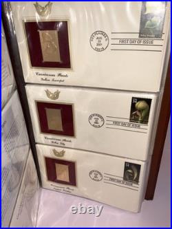 Golden Replicas of United States Stamps in 22K Gold 1988-1990 (58 Stamps) Nice Golden Replicas of United States Stamps in 22K Gold 1988-1990 (58 Stamps) Nice