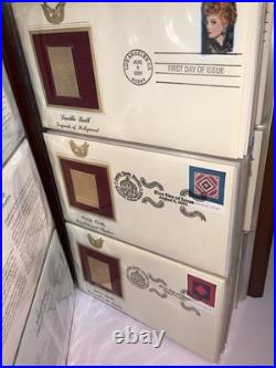 Golden Replicas of United States Stamps in 22K Gold 1988-1990 (58 Stamps) Nice Golden Replicas of United States Stamps in 22K Gold 1988-1990 (58 Stamps) Nice