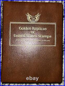 Golden Replicas of united states stamps from May 1992- May 1993 75 Total Stamps