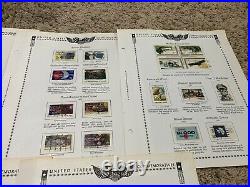 Great Us Stamp Lot On Harris Album Pages An Amazing Present Gift Idea For Dad