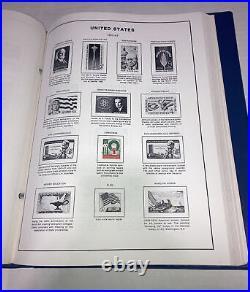Grossman America Stamp RARE Album INC. Air Mail 1947 Red 6cHardcover 1982-1500+