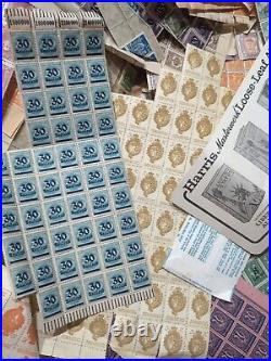 HUGE Lot Of VINTAGE Rare Unused Stamps. See Pics