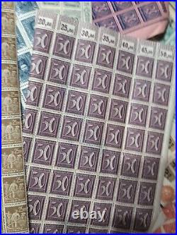 HUGE Lot Of VINTAGE Rare Unused Stamps. See Pics