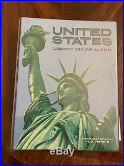Harris UNITED STATES 1847-1978 Liberty Stamp Album with LOTS of sheets/stamps