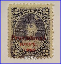 Hawaii 1893 Provisional Govt. Stamp With Unknown Son Cancel