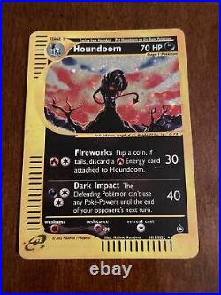 Houndoom (H11/H32) Aquapolis Pokemon Card Rare E Reader E Stamped 2002