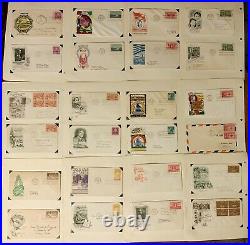 Huge 265+ US 1940's First Day Issue Stamp Cover Collection FDC Complete Decade