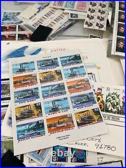 Huge United States 1990s Commemorative Stamp Lot Collection 29 32 Cent Variety