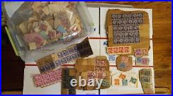 Huge Vintage 1800's-1900's Rare Postage Stamp & Postcard Estate Collection Lot