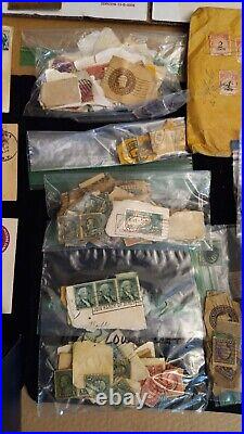 Huge Vintage 1800's-1900's Rare Postage Stamp & Postcard Estate Collection Lot