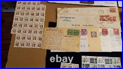 Huge Vintage 1800's-1900's Rare Postage Stamp & Postcard Estate Collection Lot