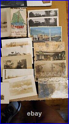 Huge Vintage 1800's-1900's Rare Postage Stamp & Postcard Estate Collection Lot