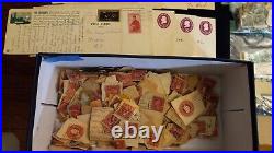 Huge Vintage 1800's-1900's Rare Postage Stamp & Postcard Estate Collection Lot