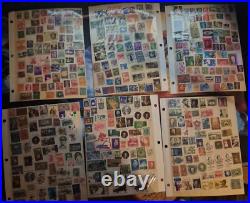 Huge Vintage Postage stamp collection worldwide 1851-1960s