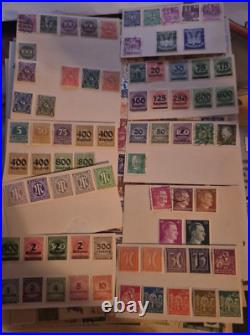 Huge Vintage Postage stamp collection worldwide 1851-1960s