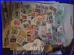 Huge Vintage Postage stamp collection worldwide 1851-1960s