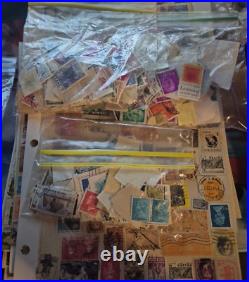 Huge Vintage Postage stamp collection worldwide 1851-1960s