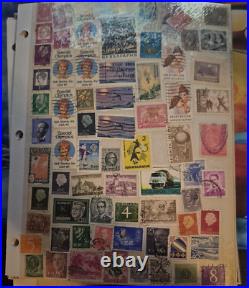 Huge Vintage Postage stamp collection worldwide 1851-1960s