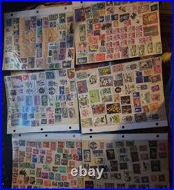 Huge Vintage Postage stamp collection worldwide 1851-1960s