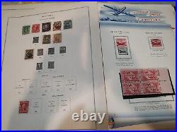 Impressive United States Stamp Collection In He Harris Liberty Album 1800s Fwd