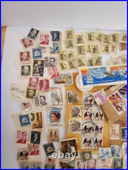 Large Collection of United States Cancelled Stamps- 1970's 1980's