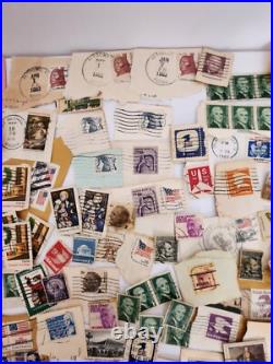 Large Collection of United States Cancelled Stamps- 1970's 1980's