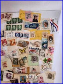 Large Collection of United States Cancelled Stamps- 1970's 1980's