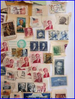 Large Collection of United States Cancelled Stamps- 1970's 1980's