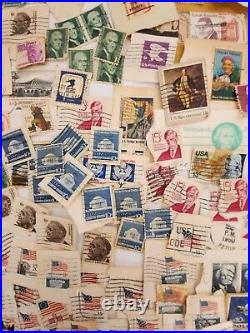 Large Collection of United States Cancelled Stamps- 1970's 1980's