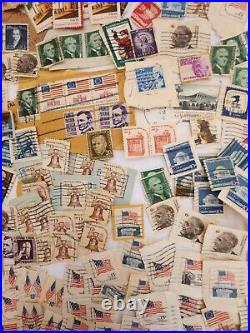 Large Collection of United States Cancelled Stamps- 1970's 1980's