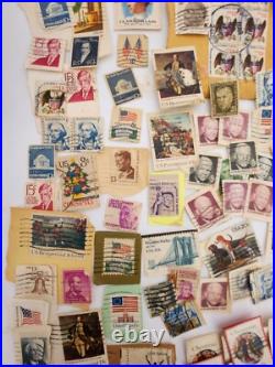 Large Collection of United States Cancelled Stamps- 1970's 1980's